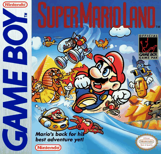 The Super Mario Land box art for the Game Boy.